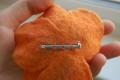 Felting master class: Brooches (hairpins) made of zippers and wool Felted brooches