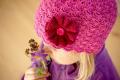 Knitted panama hats Crochet women's hats with shells