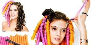 Curls without harm to hair: braids, tourniquets and curling irons