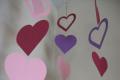 Crafts: paper heart from flowers from napkins
