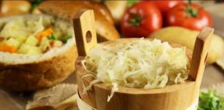 Sauerkraut - quick recipes